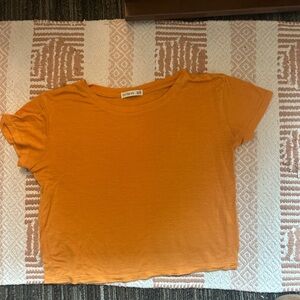 Cotton on bright orange t